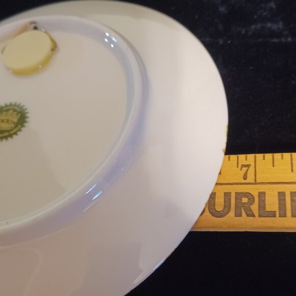 A Royal Schwabap Holland Porcelain Plate with a Windmill and Swans 1984 - Picture 4 of 4